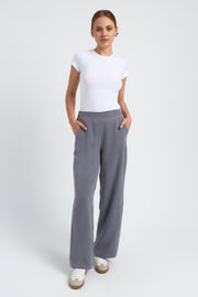 PANTALON FLUIDE FEMME DOLCE GRIS CLAIR
